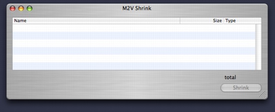 Screenshot M2VShrink